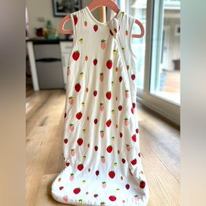 Kyte Baby strawberry print sleep sack size small